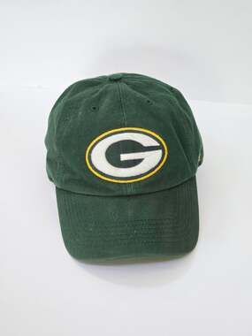 47 Brand Green Bay Packers NFL Fitted Baseball Cap Green Size Large